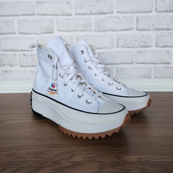 ⭐Converse Chuck Taylor Run Star Hike Hi Sz 5.5 Mens Shoes Sneakers White 166799C - Picture 3 of 9